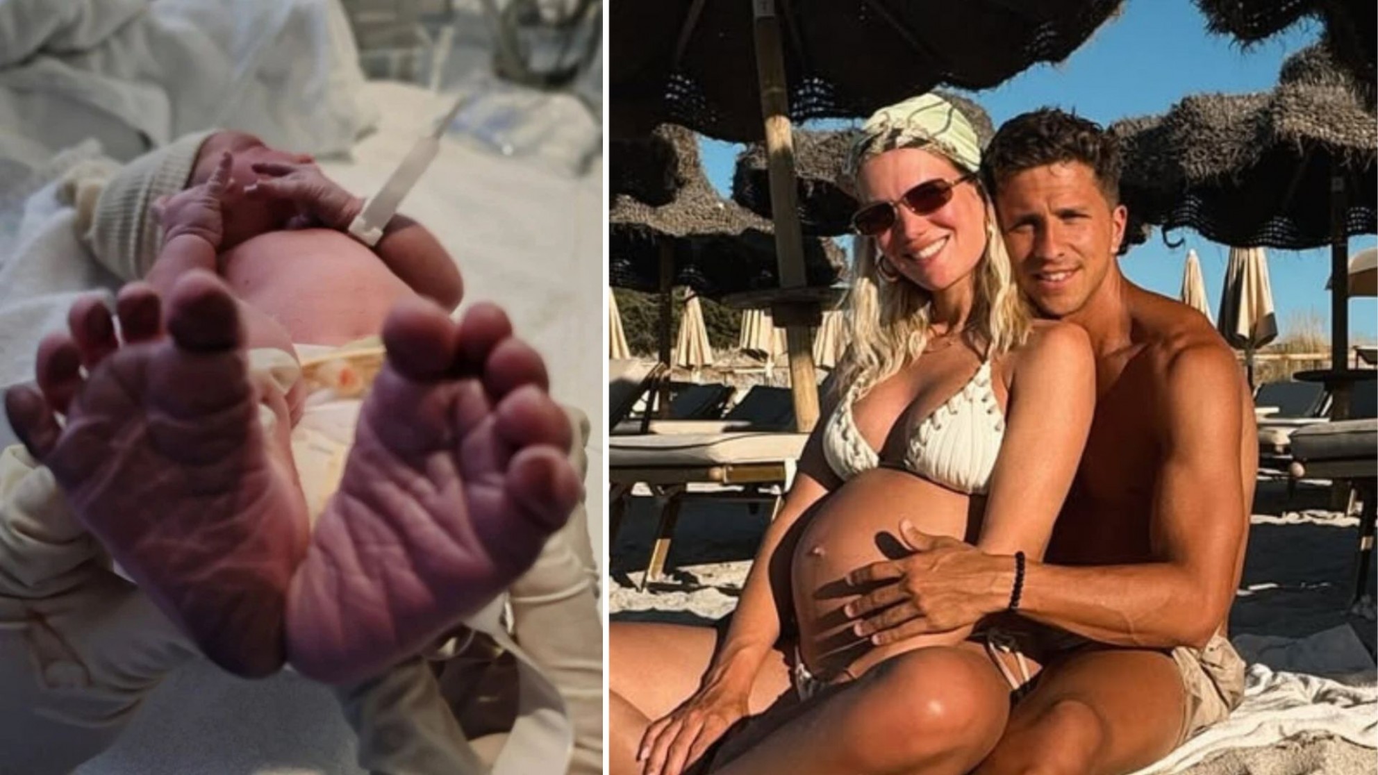 En fotos: Eva Bargiela y Gian Luca Simeone presentaron a su hijo y revolucionaron las redes sociales